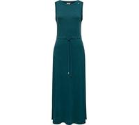 Jerseykleid RAGWEAR "Giggi", Damen, Gr. XS (34), Normalgrößen, grün (dunkelgrün), Obermaterial: 68% Modal, 32% Polyester, tailliert ca. Mitte Oberschenkel, Rundhals, weit, Kleider Jerseykleid, stylisc