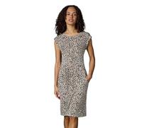 Bequemes Sommerkleid Kurzarm Midikleid "Taggien Print" Brown26 XL
