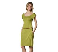 Sommerkleid RAGWEAR "Tagg", Damen, Gr. M (38), Normalgrößen, pistazie, Material: 95% Viskose, 5% Elasthan, figurumspielend ca. Mitte Oberschenkel, tiefer Rundhals, Ärmel ohne Ärmelschlitz, Kleider Som