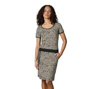 Minikleid RAGWEAR "Baomi Zoo YOUMODO", Damen, Gr. XXL (44), Normalgrößen, schwarz, Material: 100% Baumwolle, tailliert ca. Mitte Oberschenkel, Rundhals, Ärmel ohne Ärmelschlitz Bündchen, Kleider Minik