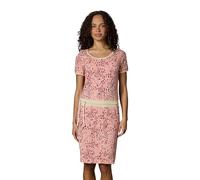 Minikleid RAGWEAR "Baomi Zoo YOUMODO", Damen, Gr. M (38), Normalgrößen, pink, Material: 100% Baumwolle, tailliert ca. Mitte Oberschenkel, Rundhals, Ärmel ohne Ärmelschlitz Bündchen, Kleider Minikleid,