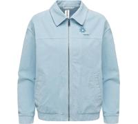 Ragwear Damen lässige Cordjacke Übergangsjacke aus Kord mit Hemdkragen Melvene Cordy Arctic Blue Gr. L