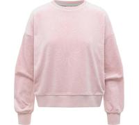 Ragwear Damen lässiges Cropped Sweatshirt Oversized Pullover aus kuschelig weichem Samt-Material mit Präge-Muster Wuss Embossed Marshmallow Gr. XXL