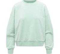 Sweater RAGWEAR "Wuss Embossed", Damen, Gr. XXL (44), mint, Material: 94% Polyester, 6% Elasthan, oversize hüftlang, Rundhals, Ärmel ohne Ärmelschlitz Rippbündchen, Sweatshirts Sweater, kuschelig weic