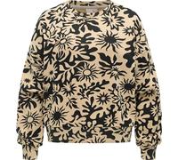 Ragwear Damen lässiges Cropped Sweatshirt Oversized Pullover mit modischem Allover-Print Wuss Print XS-XXL