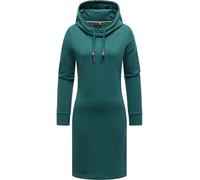 Ragwear Damen Langarm-Kleid Strickkleid kurz Sabreen Ocean Green25 Gr. M