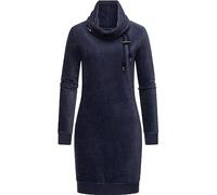 Sweatkleid RAGWEAR "Chloe Velvet" Gr. XS (34), Normalgrößen, blau (navy) Damen Kleider (81504758-XS) navy