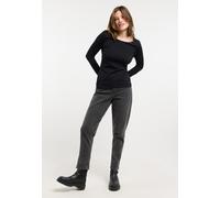 ragwear Damen Langarmshirts FLLORAH LONG GOTS black Größe M M