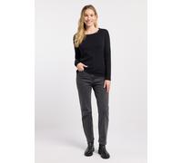 ragwear Damen Langarmshirts FLLORAH LONG GOTS black Größe XS