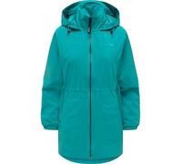 Kurzmantel RAGWEAR "Brona", Damen, Gr. S (36), rauchtürkis, Obermaterial: 100% Polyester; Innenfutter: 100% Polyester, tailliert Po-bedeckend, hoch geschlossener Ausschnitt, Ärmel ohne Ärmelschlitz el