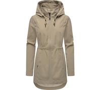 Kurzmantel RAGWEAR "Dakkota B", Damen, Gr. L (40), grün (olivgrün), Obermaterial: 100% Polyester, Innenfutter: 100% Polyester, modisch, figurumspielend ca. Mitte Oberschenkel, hoch geschlossener Aussc
