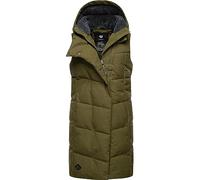 Steppweste RAGWEAR "Pavla Vest" Gr. 4XL (48), grün (helloliv) Damen Westen (95870115-4XL) helloliv