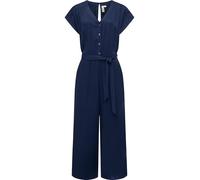 Ragwear Damen Langer Jumpsuit Overall mit Bindegürtel an der Taille Glina YOUMODO Midnight Gr. L