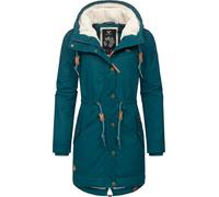 Winterjacke RAGWEAR "YM-Canny" Gr. 4XL (48), grün (dunkelgrün) Damen Jacken (88853546-4XL) dunkelgrün