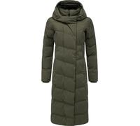 Ragwear Damen langer Winter-Steppmantel Pavla Long Soft mit Futtereinsatz