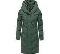 Steppmantel RAGWEAR "Natalka Soft YOUMODO", Damen, Gr. L (40), grün, Obermaterial: 100% Polyester; Innenfutter: 100% Polyester; Wattierung: 100% Polyester, figurumspielend ca. Mitte Oberschenkel, hoch