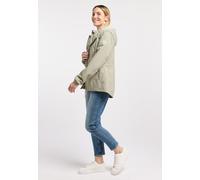 Parka RAGWEAR "DANKKA", Damen, Gr. M, dusty olive, Web, Obermaterial: 100% Polyester, unifarben mit Farbeinsatz, normal, Jacken Parka, Mit Kordelzug, geblümtem Futter und reflektierenden Kordeln (6865