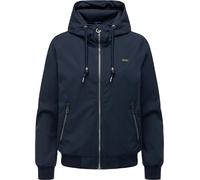 Ragwear Damen leichte Übergangsjacke atmungsaktive Jacke mit Kapuze Nuggeta Summer YOUMODO Navy Gr. XL
