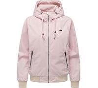 Outdoorjacke RAGWEAR "Nuggeta Summer YOUMODO", Damen, Gr. M (38), rosa, Obermaterial: 100% Polyester; Innenfutter: 100% Polyester, lässig geschnitten hüftlang, hoch geschlossener Ausschnitt, Ärmel ohn