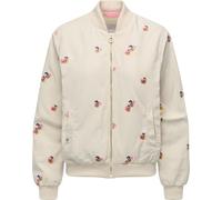 Ragwear Damen leichte Übergangsjacke kurze Blousonjacke mit Bomberkragen Lunara YOUMODO Ecru Gr. XL