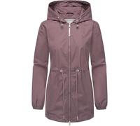 Ragwear Damen leichte Übergangsjacke kurze Frühlingsjacke mit Kapuze und Taillenzugband Monadissimo B YOUMODO XS-6XL