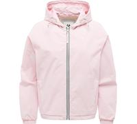 Ragwear Damen leichte Übergangsjacke kurze wasserdichte und atmungsaktive Funktionsjacke mit verstellbarem Saum und Kapuze Cezzora Marshmallow Gr. M