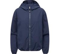Outdoorjacke RAGWEAR "Vinzie B", Damen, Gr. M (38), blau (navy), 100% Nylon, casual, lässig geschnitten hüftlang, Langarm Ärmel ohne Ärmelschlitz elastischer Bund mit Gummizug, Jacken, Leichte Übergan