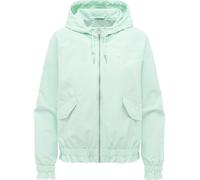 Anorak RAGWEAR "Kissi", Damen, Gr. M (38), mint, Obermaterial: 100% Nylon; Innenfutter: 100% Polyester, lässig geschnitten hüftlang, hoch geschlossener Ausschnitt, Ärmel ohne Ärmelschlitz Rüschen mit
