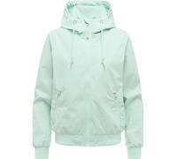 Outdoorjacke RAGWEAR "Oggie YOUMODO", Damen, Gr. S (36), mint26, Obermaterial: 100% Polyester; Innenfutter: 100% Polyester, Basic, gerade hüftbedeckend, hoch geschlossener Ausschnitt, Ärmel ohne Ärmel