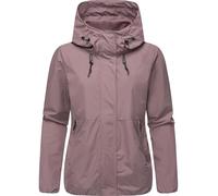 Outdoorjacke RAGWEAR "Sunniva Light", Damen, Gr. XL (42), lila (mauve), Obermaterial: 100% Polyester; Innenfutter: 100% Polyester, Basic, lässig geschnitten hüftbedeckend, hoch geschlossener Ausschnit