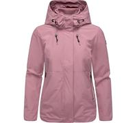 Ragwear Damen leichte wasserdichte und atmungsaktive Übergangsjacke Sommerjacke kurz mit Verstellbarer Kapuze Sunniva A YOUMODO Dusty Pink Gr. L