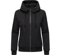 Bomberjacke RAGWEAR "Oggie Warm YOUMODO", Damen, Gr. L (40), schwarz, Obermaterial: 100% Polyester, Innenfutter: 100% Polyester, Wattierung: 100% Polyester, lässig geschnitten hüftlang, Ärmel ohne Ärm