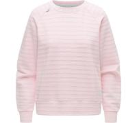 Ragwear Damen Leichter Pullover Oberteil mit gestreifter Prägung Longsleeve Joann Crepe Marshmallow Gr. XS