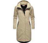 Kurzmantel RAGWEAR "Letti Long Bonded" Gr. XS (34), beige (ecru) Damen Mäntel (93309944-XS) ecru