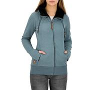 Ragwear Damen Liberty Organic II Kapuzenjacke, Frauen Zip Hoodie,Kapuzenpullover,Sweatjacke,warm,kuschlig,Winterpullover,Regular Fit,Grün,S