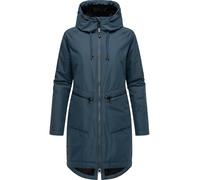 Kurzmantel RAGWEAR "Holstic" Gr. XL (42), blau (dunkelblau) Damen Mäntel (41666031-XL) dunkelblau