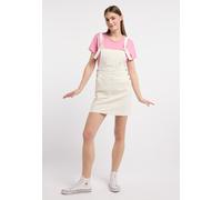 Latzrock RAGWEAR "ZEKKE CORDY", Damen, Gr. M, ivory, Cord, Obermaterial: 98% Baumwolle, 2% Elasthan, unifarben, kniefrei, Röcke Latzrock, super weicher Baby-Cord mit verstellbaren Trägern (36785319-M)
