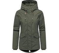 Ragwear Damen Parka kurzer Mantel warme Winterjacke Parkker Warm YOUMODO Dark Olive Gr. 4XL