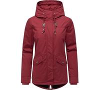 Ragwear Damen Parka kurzer Mantel warme Winterjacke Parkker Warm YOUMODO Wine Red Gr. XL
