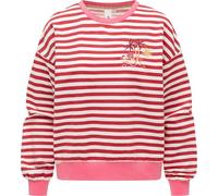 Ragwear Damen Pullover lässiges Oberteil Sweater mit maritimen Streifenmuster Wuss Stripes Red Gr. XL
