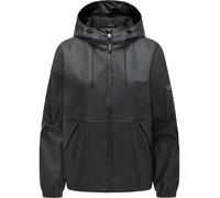 Ragwear Damen Regenjacke wasserdichte kurze Übergangsjacke mit verstellbarer Kapuze, wasserdichtem Reißverschluss und verschweißten Nähten Cezzy Rainy Black Gr. M