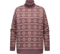Stehkragenpullover RAGWEAR "Danika Organic" Gr. M (38), rot (weinrot) Damen Pullover Rollkragenpullover (42483169-M)