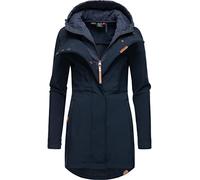 Ragwear Softshellmantel Ybela, blau, 4XL Navy22