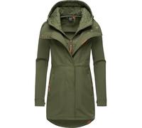 Softshellmantel RAGWEAR "Ybela" Gr. L (40), grün (olivgrün) Damen Mäntel (66762021-L) olivgrün