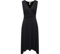 asymmetrisches Wickelkleid "Fidda" Black XXL