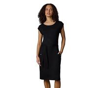Sommerkleid RAGWEAR "Taggien", Damen, Gr. XL (42), Normalgrößen, schwarz, Material: 95% Viskose, 5% Elasthan, casual, figurumspielend knielang, Rundhals, Kurzarm Ärmel ohne Ärmelschlitz, Kleider, Knie