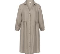 Ragwear Damen Sommerkleid leichtes Leinenkleid kurz mit 3/4-Ärmeln Almu YOUMODO Dusty Olive Gr. XS