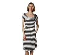 Shirtkleid RAGWEAR "Lilithe YOUMODO", Damen, Gr. XS (34), Normalgrößen, navy, Material 50% Baumwolle, 50% Modal, tailliert knieumspielend, Rundhals, Ärmel ohne Ärmelschlitz normaler Saum, Kleider Shir