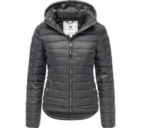 Steppjacke RAGWEAR "Bobie", Damen, Gr. M (38), schwarz, Obermaterial: 100% Polyester, Innenfutter: 100% Polyester, Wattierung: 100% Polyester, tailliert hüftlang, hoch geschlossener Ausschnitt, eng el