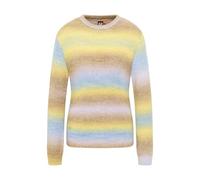 Ragwear Damen Stickpullover Fifina Pullover Strick O-Neck Rundhals gestreift